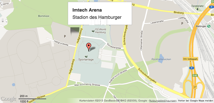 Screenshot: Google Map, in der einige der Grafiken für Steuerelemente falsch dargestellt werden